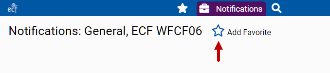 add or remove favorite worker notification