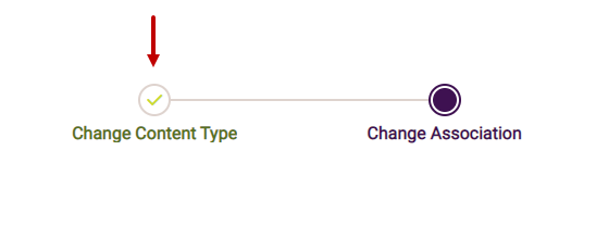 step for updating content type