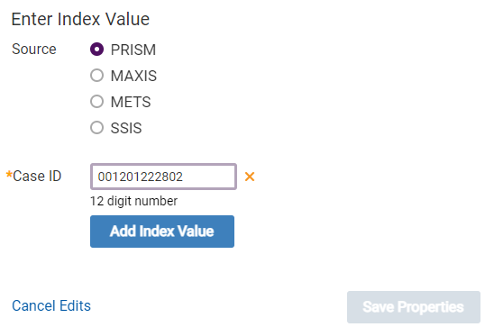 save index value