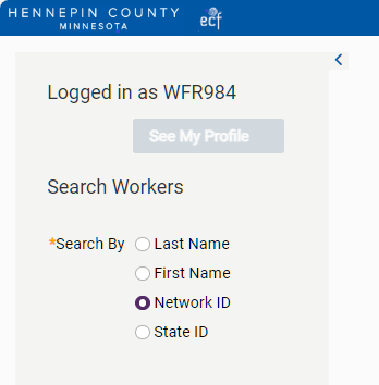 select search by to search workers